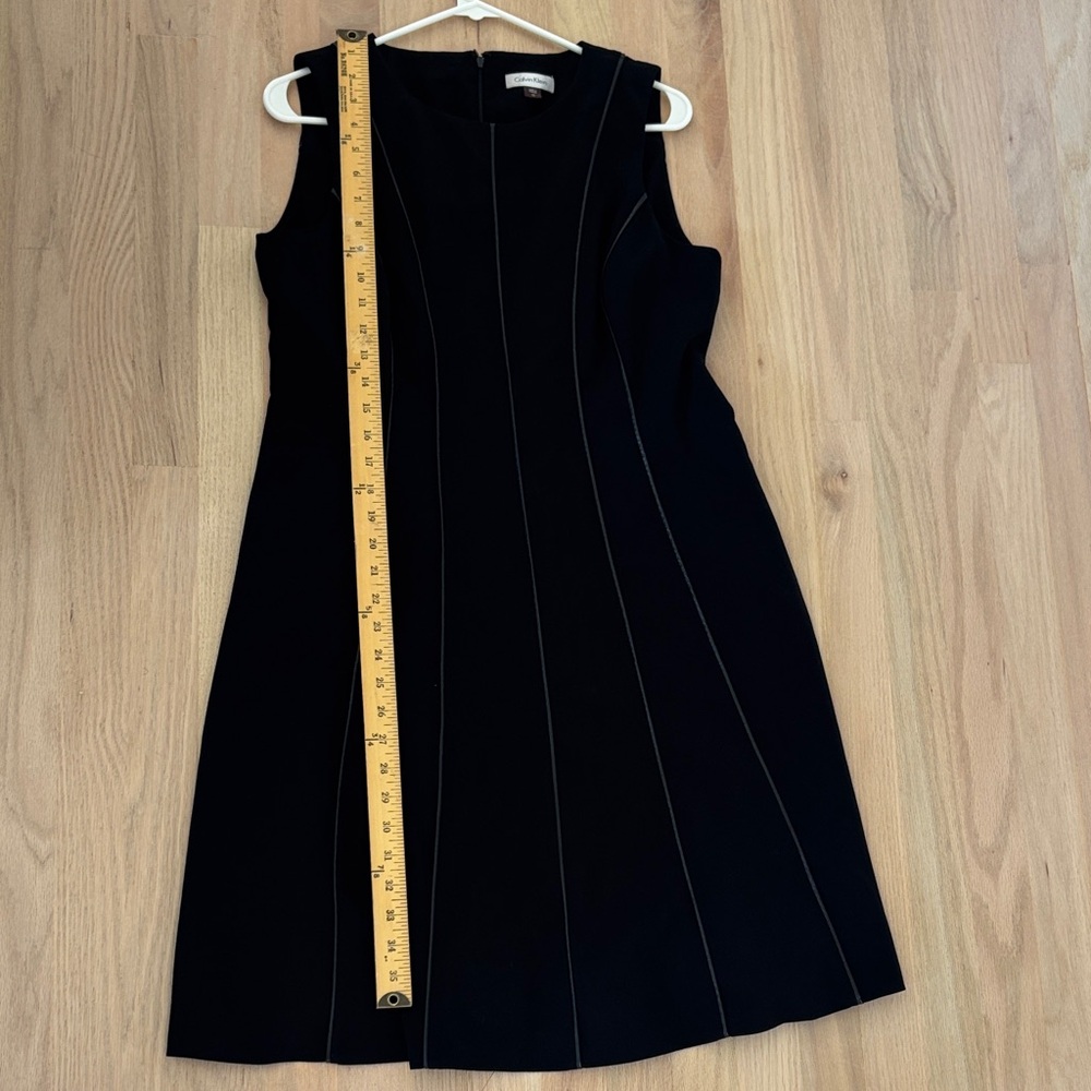 Calvin Klein Black Sleeveless Dress -162sku - Picture 4 of 5